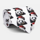 Christmas Panda Bear Krawatte (Gerollt)
