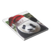 Christmas Panda Bear Notizblock (angewinkelt)