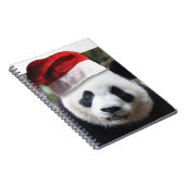 Christmas Panda Bear Notizblock (Rechte Seite)