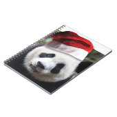 Christmas Panda Bear Notizblock (Linke Seite)