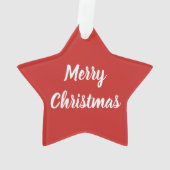 Christmas Panda Bear Ornament (Rückseite)