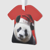 Christmas Panda Bear Ornament (Vorderseite)