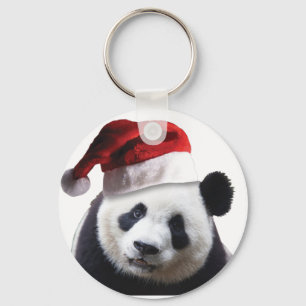 Christmas Panda Bear Schlüsselanhänger