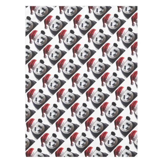 Christmas Panda Bear Tischdecke (Vorderseite)