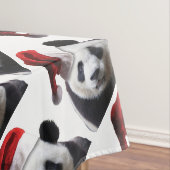 Christmas Panda Bear Tischdecke (Beispiel)