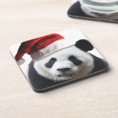 Christmas Panda Bear Untersetzer (Linke Seite)
