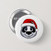Christmas Panda Button (Vorne & Hinten)