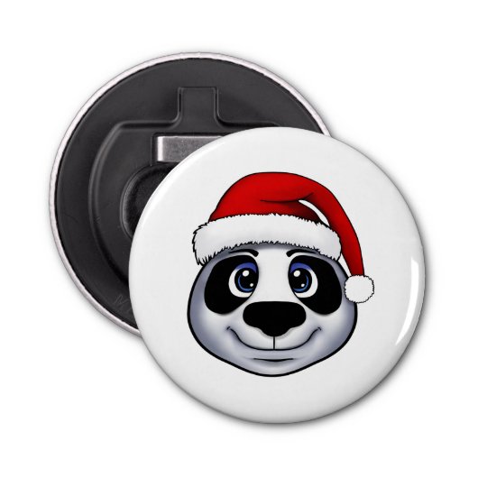 Christmas Panda Flaschenöffner (Vorderseite)