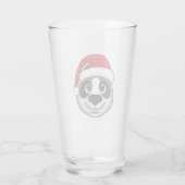 Christmas Panda Glas (Rückseite)