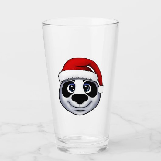 Christmas Panda Glas (Vorderseite)