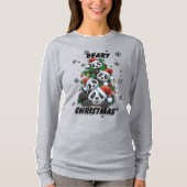 Christmas Panda Graphic T-Shirt (Vorderseite)
