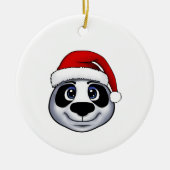 Christmas Panda Keramik Ornament (Vorne)