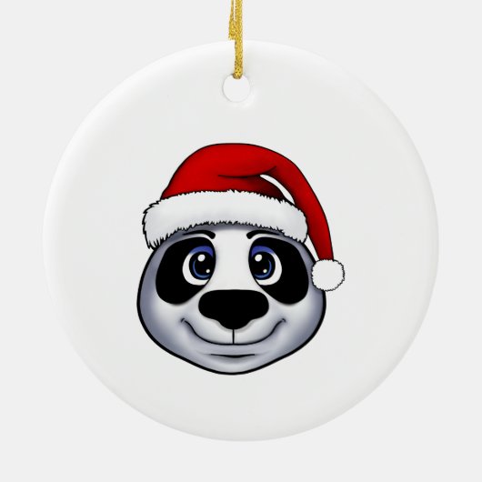 Christmas Panda Keramik Ornament (Hinten)
