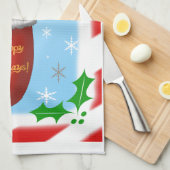 Christmas Panda Küchentuch (Viertel Falte)