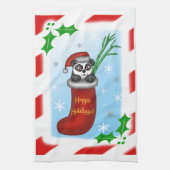 Christmas Panda Küchentuch (Vertikal)