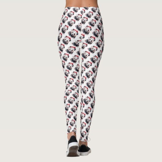 Christmas Panda Leggings (Rückseite)