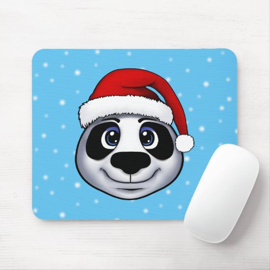 Christmas Panda Mousepad (Mit Mouse)