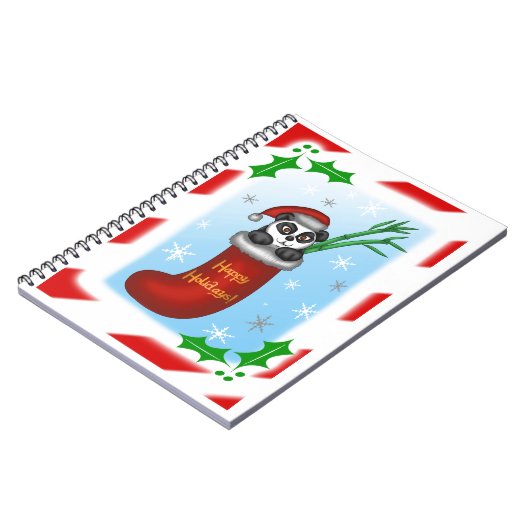Christmas Panda Notizblock (Linke Seite)