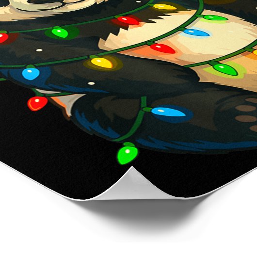 Christmas Panda  Poster (Ecke)