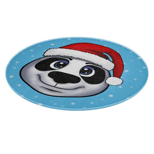 Christmas Panda Schneidebrett (Ecke)