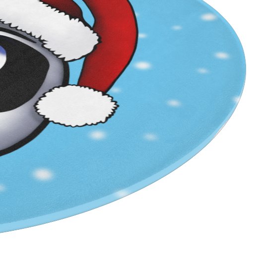 Christmas Panda Schneidebrett (Ecke)