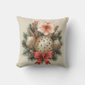 Christmas Panettone Arrangement Kissen (Vorderseite)