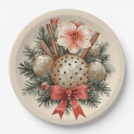 Christmas Panettone Arrangement Pappteller