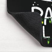 Christmas Papa Claus Santa Hat Xmas Dad Family Mat Mousepad (Ecke)