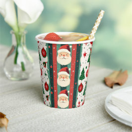 Christmas Paper Cup – Santa Claus  Pappbecher