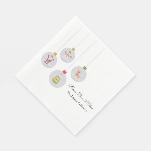 Christmas Paper Napkin  Serviette (Ecke)