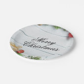 Christmas Paper Plate – Festive Holiday Tableware Pappteller (Schrägansicht)
