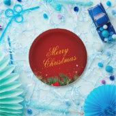 Christmas Paper Plate – Festive Holiday Tableware Pappteller (Party)