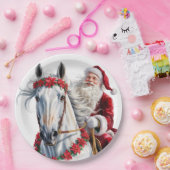Christmas Paper Plate for Horse Lovers Pappteller (Party)