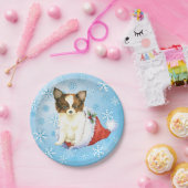 Christmas Papillon Pappteller (Party)