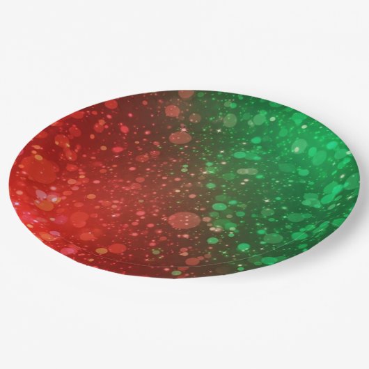 Christmas Pappteller (Schrägansicht)