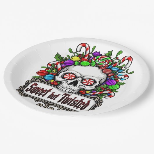 Christmas Pappteller (Schrägansicht)