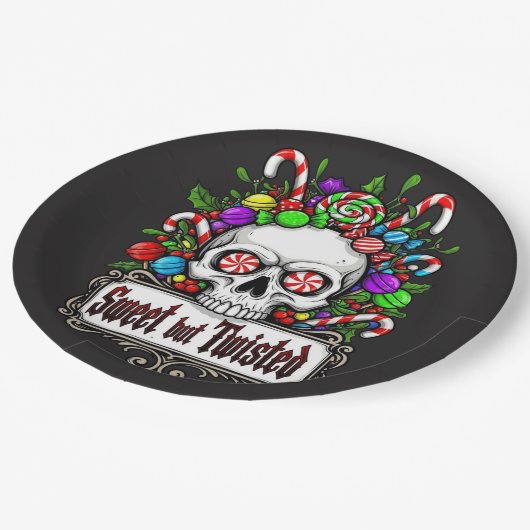 Christmas Pappteller (Schrägansicht)