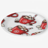 Christmas Pappteller (Schrägansicht)