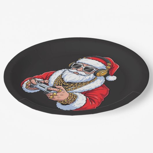 Christmas Pappteller (Schrägansicht)