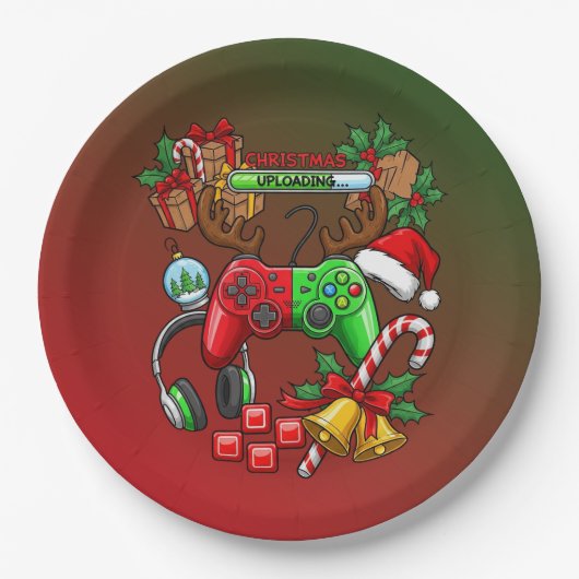 Christmas Pappteller (Vorderseite)