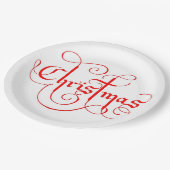 CHRISTMAS PAPPTELLER (Schrägansicht)