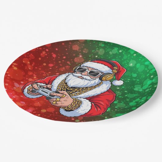 Christmas Pappteller (Schrägansicht)