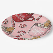 Christmas Pappteller (Schrägansicht)