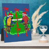 CHRISTMAS PARROTS FOTOPLATTE (Seite)