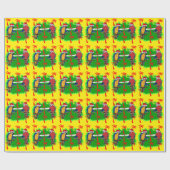 CHRISTMAS PARROTS GESCHENKPAPIER (Flach)