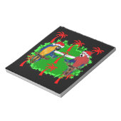 CHRISTMAS PARROTS NOTIZBLOCK (Rotiert)
