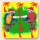 CHRISTMAS PARROTS UNTERSETZER (Vorderseite)