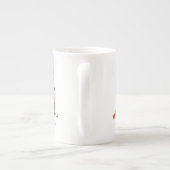 Christmas Partridge Pear Niedlich Boho Blue Birds Porzellantasse (Rückseite)