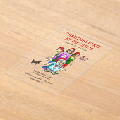 Christmas Party At The Office Acryleinladungen (Ablage )