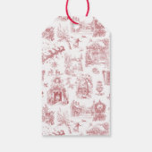 Christmas Party Chinoiserie Geschenkanhänger (Rückseite)